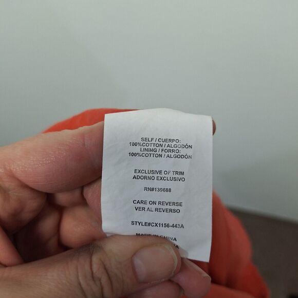 Altar’d State Mini Skirt Lightweight High Waisted Floral Orange Women's Size XS - Picture 7 of 11